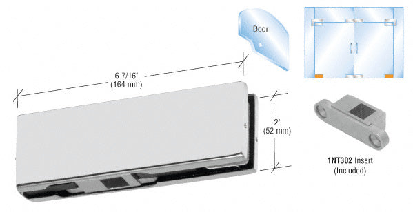 CRL Bottom Door Patch With 1NT302 Insert