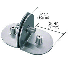 CRL 316 2-Way Glass / 1-Way Wall Circular Bracket