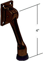 CRL  Door Mounted 4" Kick-Down Door Holder