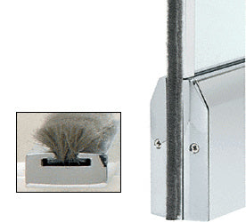 CRL Weatherstrip Kit With Aluminum Channel for 4" Tapered Rail