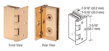 CRL Double Wall-to-Glass Hinges