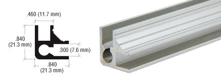 CRL Aluminum 90 Degree Upright Extrusion