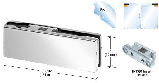 CRL Top Door Patch Fitting with 1NT304 Insert