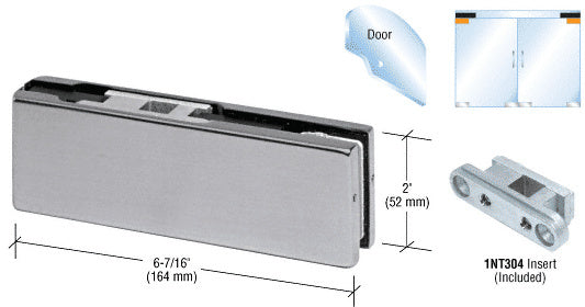 CRL Top Door Patch Fitting with 1NT304 Insert