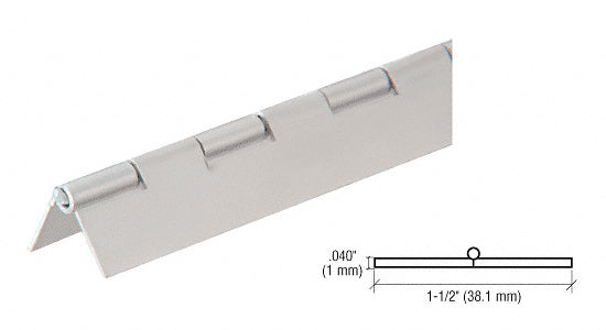 CRL 3/4" Aluminum Piano Hinge - 6'