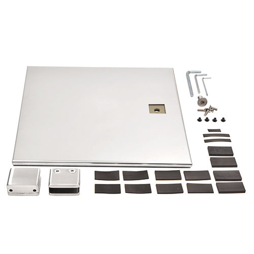 CRL Stainless Free Standing Post Base - End Right base