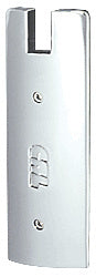 CRL End Cap for 6" Square 1/2" Glass Wedge-Lock® Door Rail