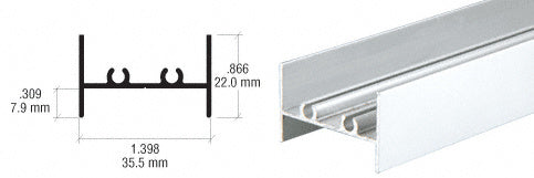 CRL Showcase Jamb End Extrusion