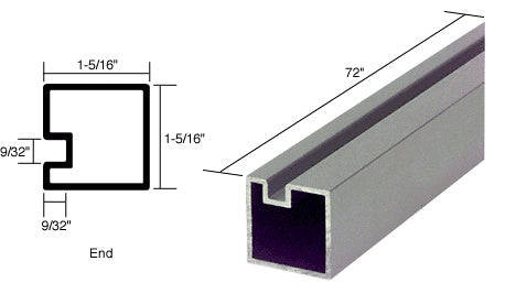 CRL 72" End Post Extrusion