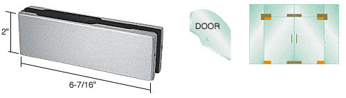 CRL EUR Series Top or Bottom Patch Fitting - Less Insert