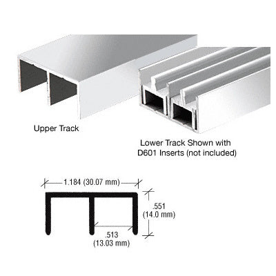 CRL "Standard" Aluminum Upper or Lower Channel