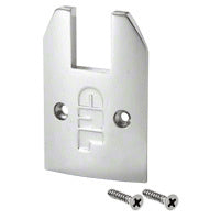 CRL Anodized Low Profile Tapered End Cap With Screws