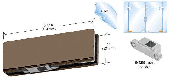CRL Bottom Door Patch with 1NT302 Insert