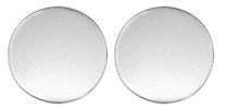CRL 2" Blank Round Glass Presence Indicator Set
