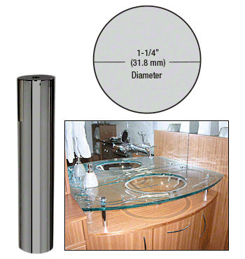CRL 1-1/4" Diameter by 6" Standoff Base