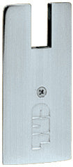 CRL End Cap for 4" Square 3/4" Glass Wedge-Lock® Door Rail