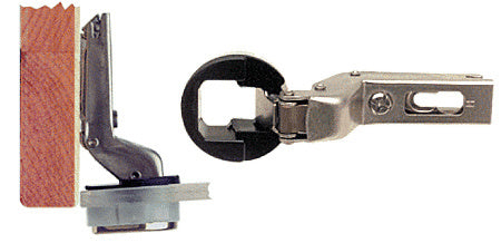 CRL European Style Glass Door Inset Hinge