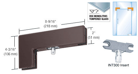CRL Sidelite Transom Patch With 1NT300 Insert