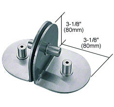 CRL 316 2-Way Glass / 1-Way Wall Circular Bracket