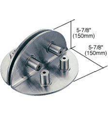 CRL 316 4-Way Glass - 2-Way Wall Circular Bracket