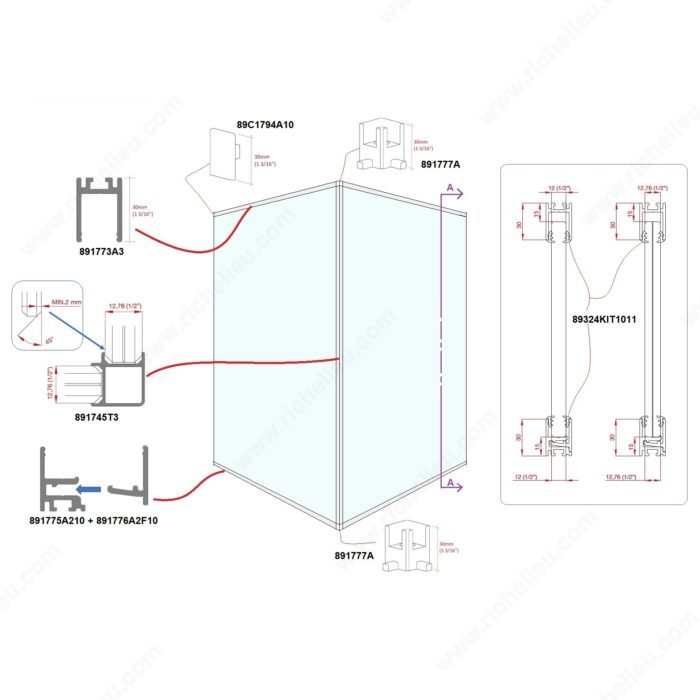 VETRO FISSO Fixed Glass System