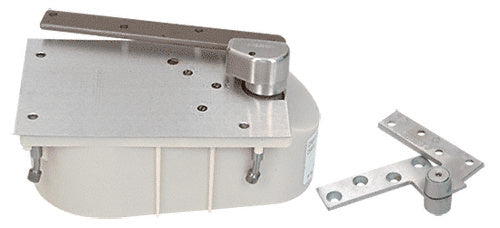 Rixson® Dark Bronze 27 Series Left Hand 3/4" Offset 105º Selective Hold Open Floor Mounted Closer - Complete Package