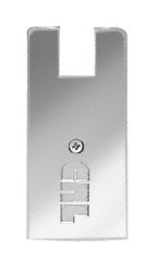 CRL End Cap for 4" Square 3/4" Glass Wedge-Lock® Door Rail