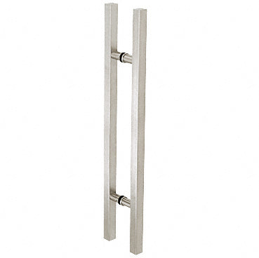 CRL Glass Mounted Square Ladder Style Pull Handle with Round Mounting Posts - 36" (914 mm) Overall Length