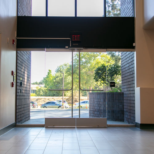 FHC Dummy Handle "X" Exterior Short Height Pull Handle Top Rail Mount - Brushed Stainless Additional image - 3