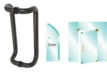 CRL Glass Mounted Offset Pull Handle