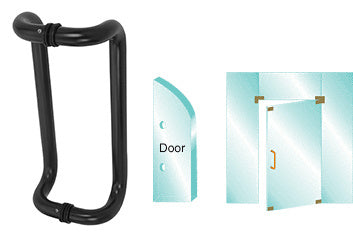 CRL Glass Mounted Offset Pull Handle