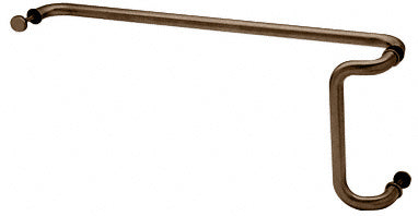 CRL 10" x 28" Back-to-Back Offset Combination Push and Pull Handle Set