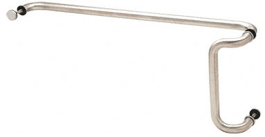 CRL 10" x 33" Back-to-Back Offset Combination Push and Pull Handle Set
