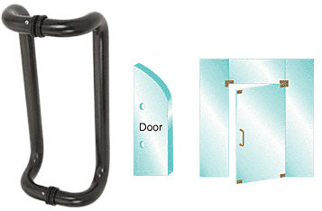 CRL Glass Mounted Offset Pull Handle