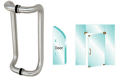 CRL Glass Mounted Offset Pull Handle