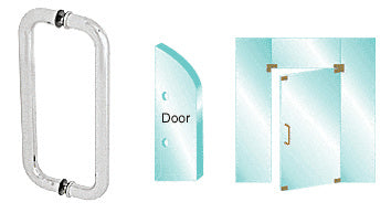 CRL Back-to-Back Glass Mounted Standard Pull Handle