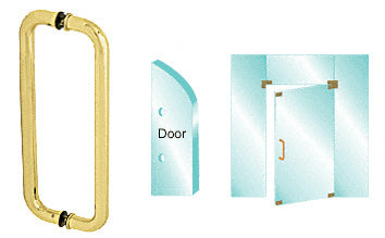 CRL Back-to-Back Glass Mounted Standard Pull Handle