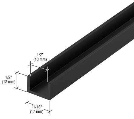 CRL Bottom Channel for Fixed Glass