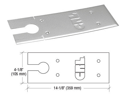 CRL Cover Plates for 8500 Series Floor Mounted Closer