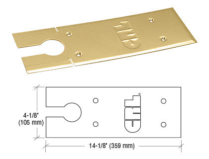 CRL Cover Plates for 8500 Series Floor Mounted Closer