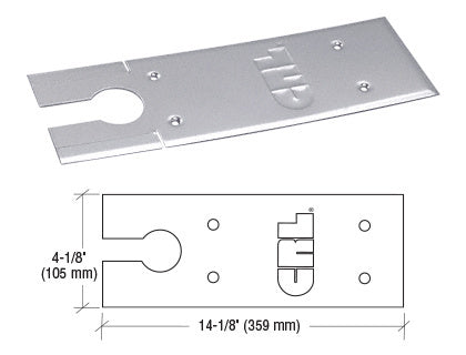 CRL Cover Plates for 8500 Series Floor Mounted Closer