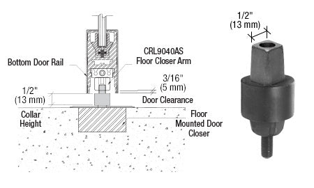 CRL 1/2" Collar Height "Mab" Type Spindle