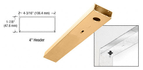 CRL  4" x 36" Single Door Header