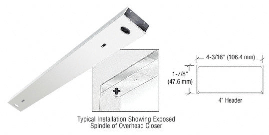 CRL 4" x 82.5" Double Door Header