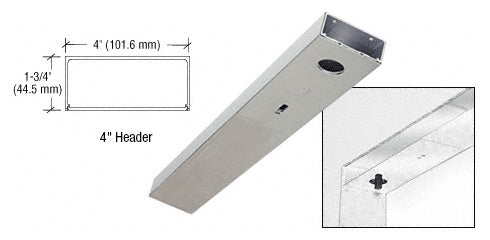 CRL  4" x 36" Single Door Header