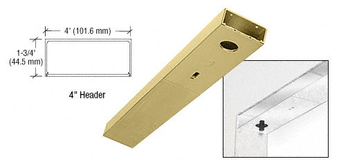 CRL  4" x 36" Single Door Header