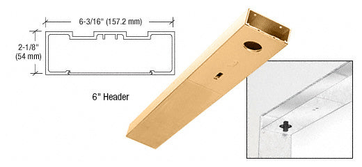 CRL  6" x 36" Single Door Header