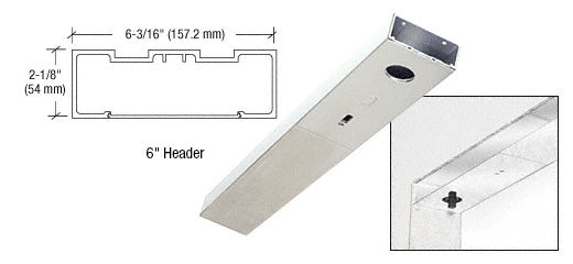 CRL  6" x 36" Single Door Header