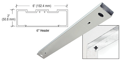 CRL  6" x 72" Double Door Header