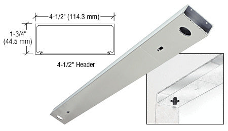 CRL 4-1/2" x 72" Double Door Header